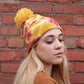 Cat Mom Tie Dye Beanie - Gold