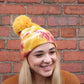 Cat Mom Tie Dye Beanie - Gold
