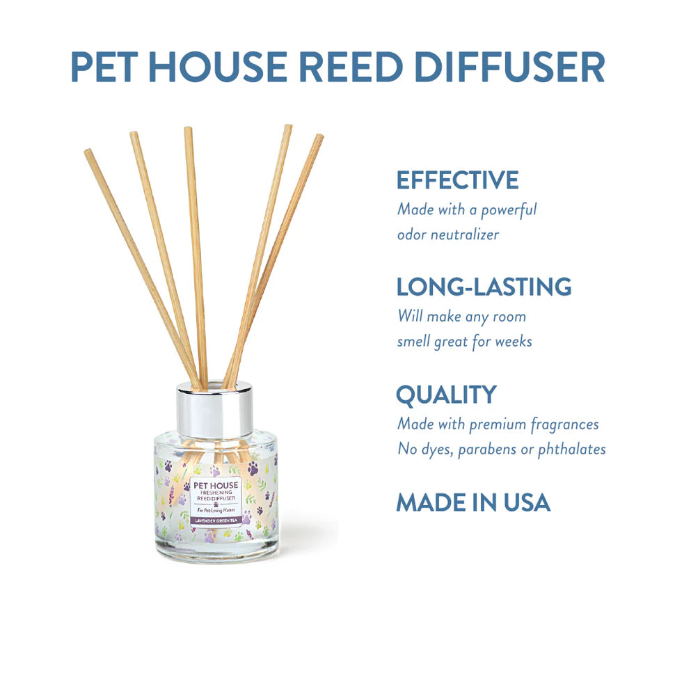 Pet House Lavender Green Tea Reed Diffuser