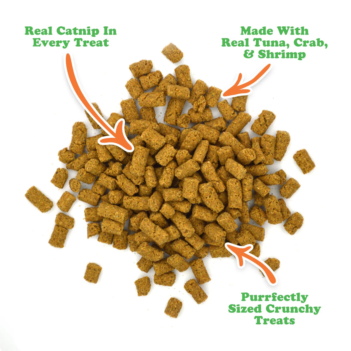 Meowjuana Crunchie Munchie Seafood Medley Cat Treat