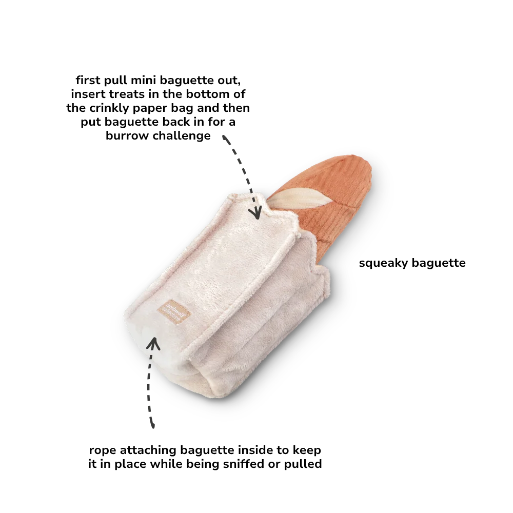 Baguette Dog Toy