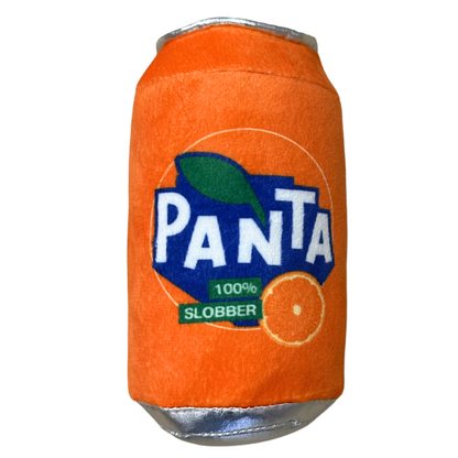 Soda Can Plush Dog Toy