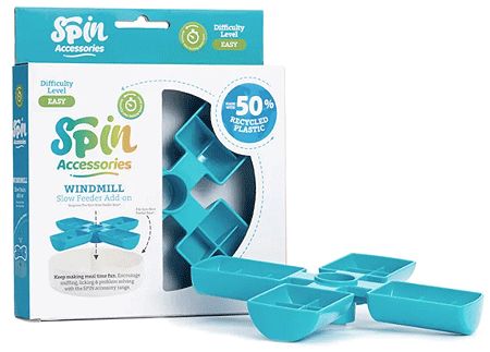 Slow Feeder Insert Windmill Blue