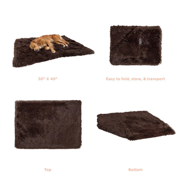 Pet Throw Blanket in Shag Fur