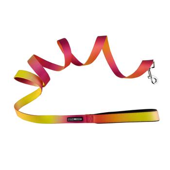 American River Ombre Leash - Raspberry Pink and Orange