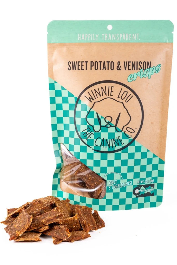 Sweet Potato & Venison Crisps