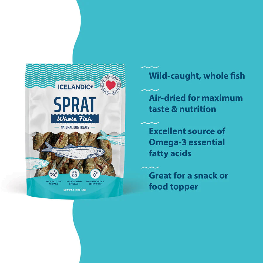 Sprat Whole Fish Dog Treats