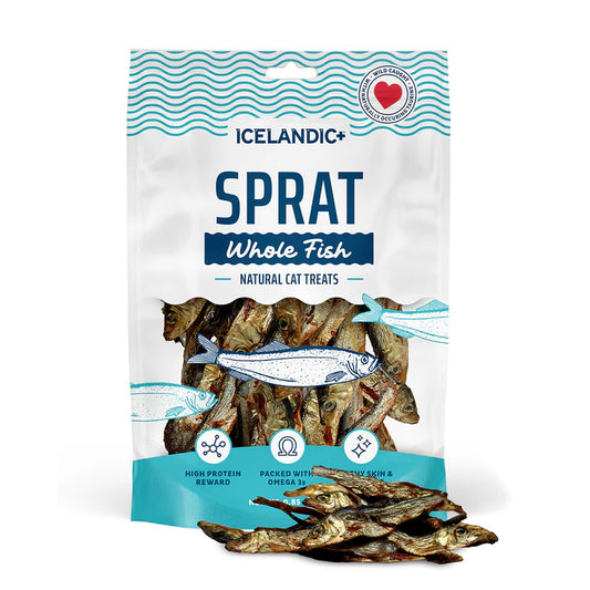 Icelandic Cat Treat Sprat Whole Fish
