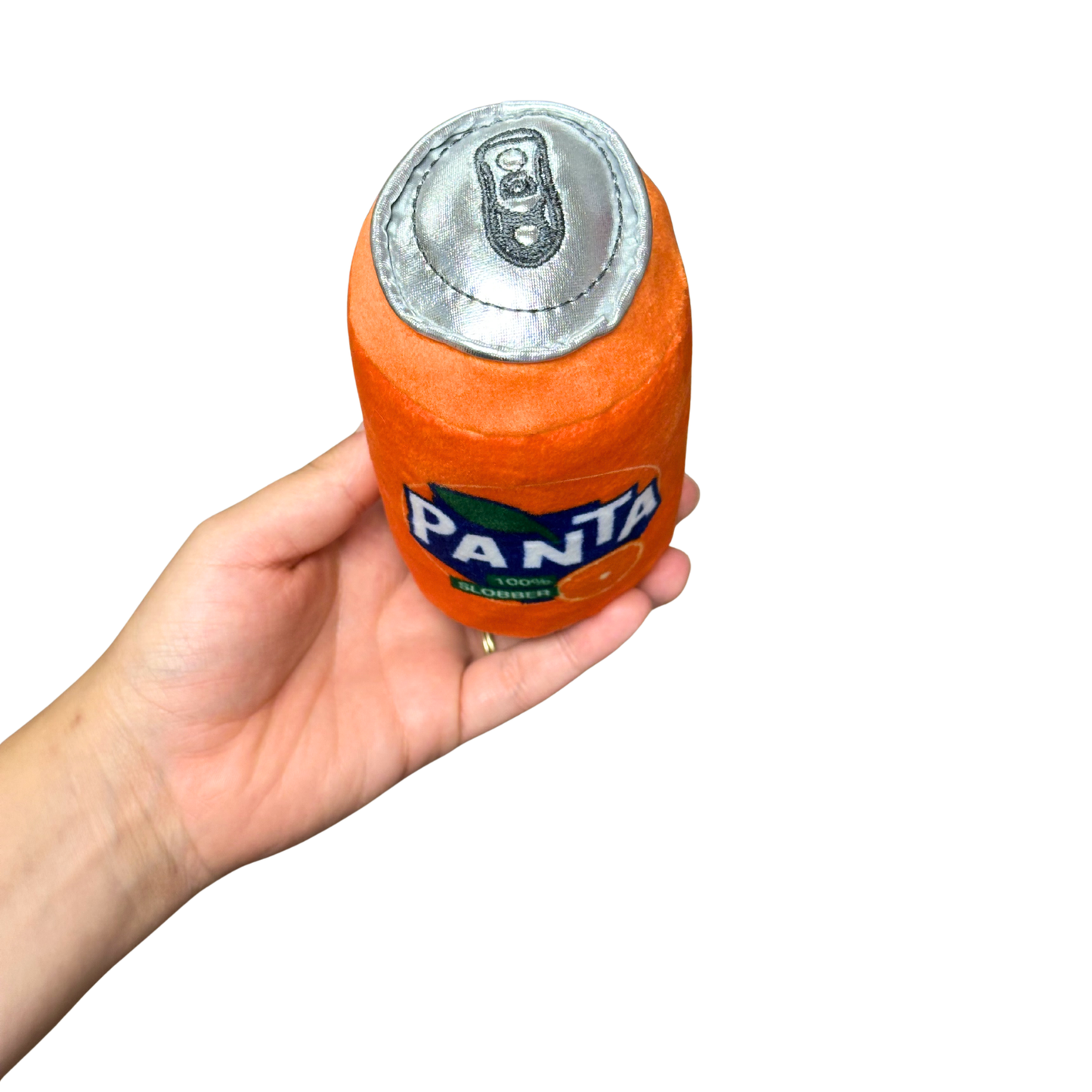 Soda Can Plush Dog Toy