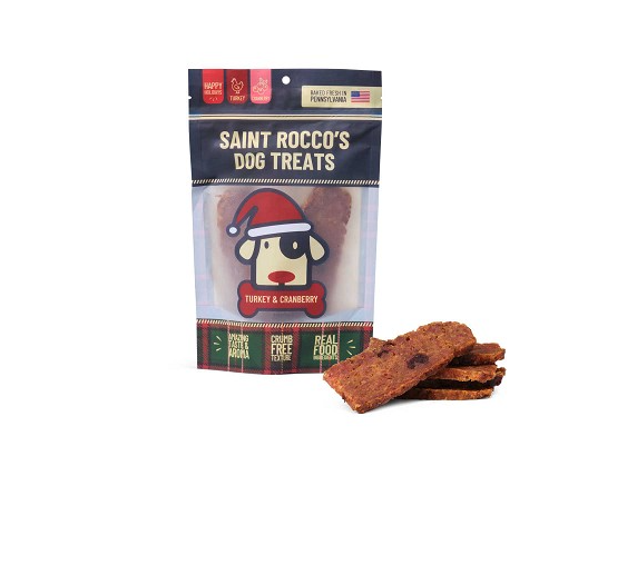 Saint Rocco's Turkey & Cranberry Dog Treats
