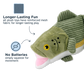 Animated Bass Dog Toy