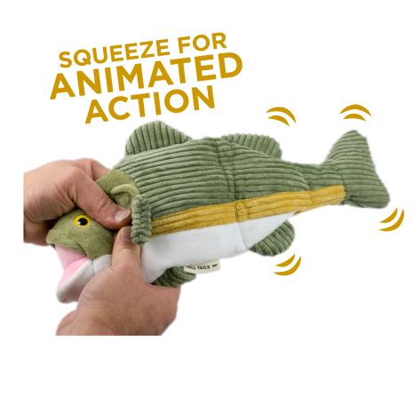 Stuffless Lizard Squeaker Dog Toy