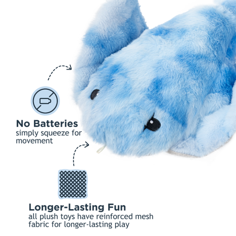 Animated Manta Ray Dog Toy