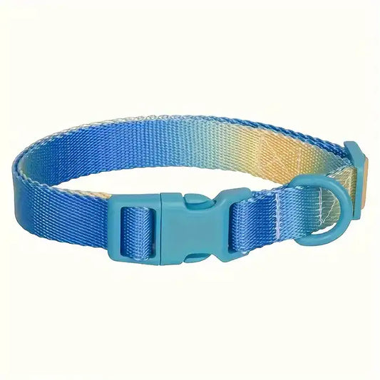 Aruba Blue Ombré Dog Collar
