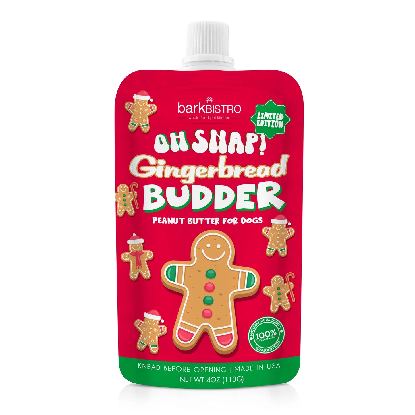 LIMITED EDITION Oh Snap! Gingerbread Buddy Budder