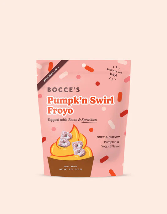 Bocce's Pumpk'n Swirl Froyo