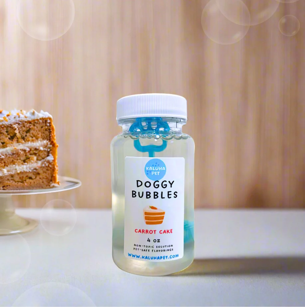 Carrot Cake Flavored Pet Bubbles