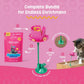 Springy Flower Cat Treat Toy