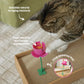 Springy Flower Cat Treat Toy