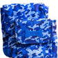 Dog Backpack - Blue camouflage