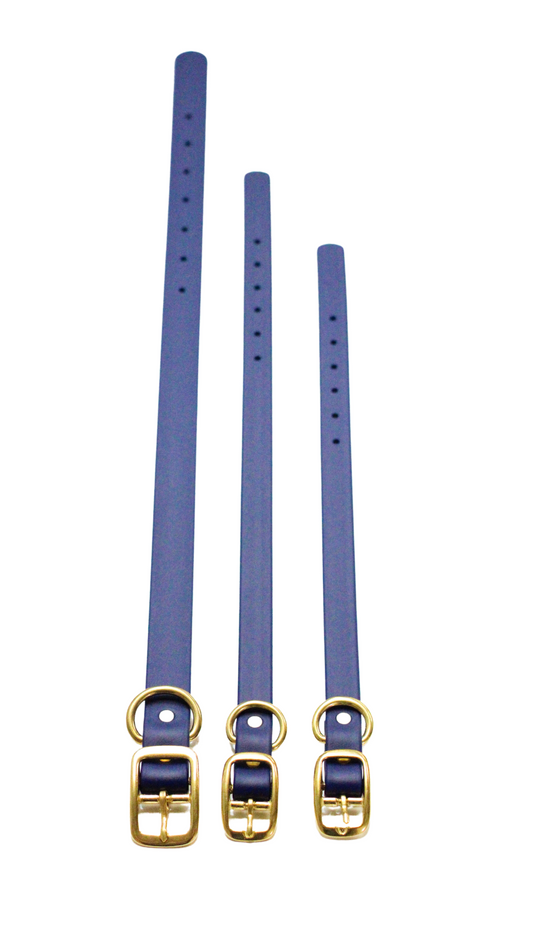 Royal Blue Waterproof Biothane Collar