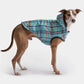 Reversible Dog Raincoat | Navy Plaid