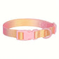 Peach Sunet Ombré Dog Collar