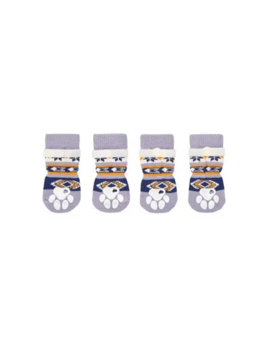 Boho Non-skid Dog Socks