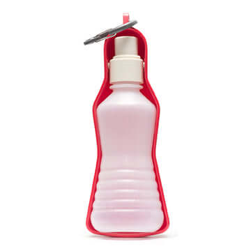 Red Plastic Dog Water Dispenser