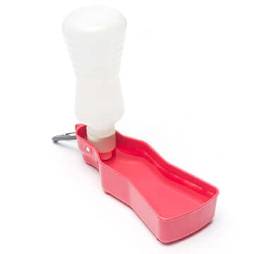 Red Plastic Dog Water Dispenser