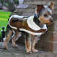 Faux Leather Bomber Sherpa-Lined Dog Harness Coat