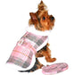 Pink & White Plaid Sherpa-Lined Dog Harness Coat